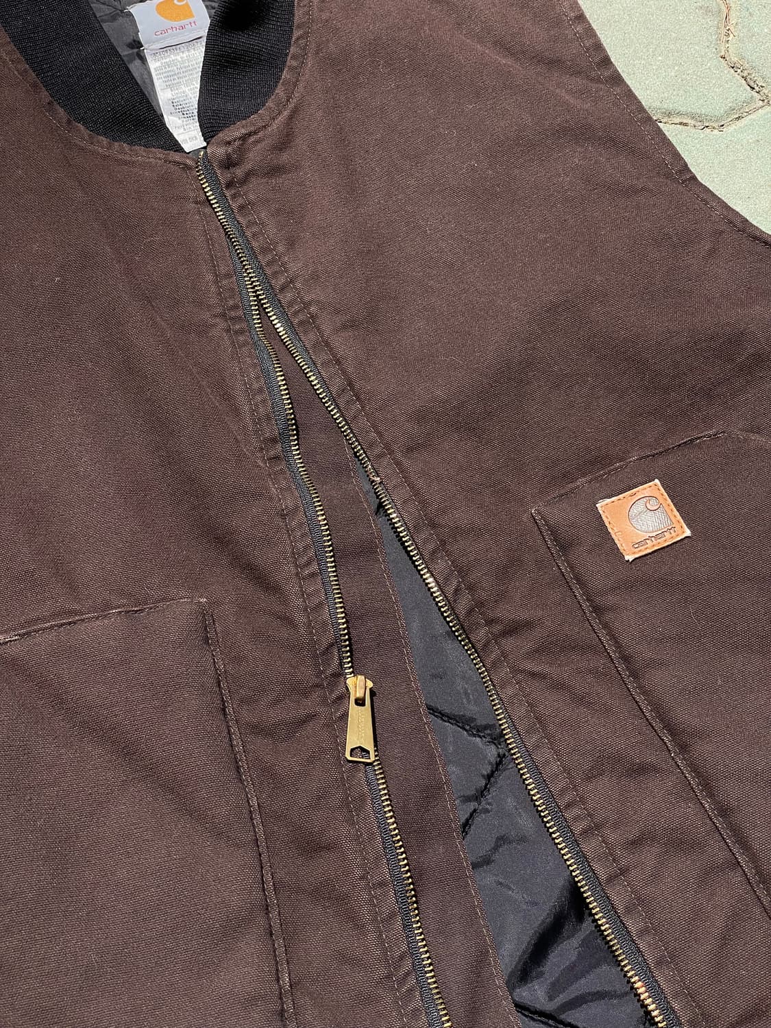 빈티지 칼하트 베스트 브라운xxl 상품이미지3