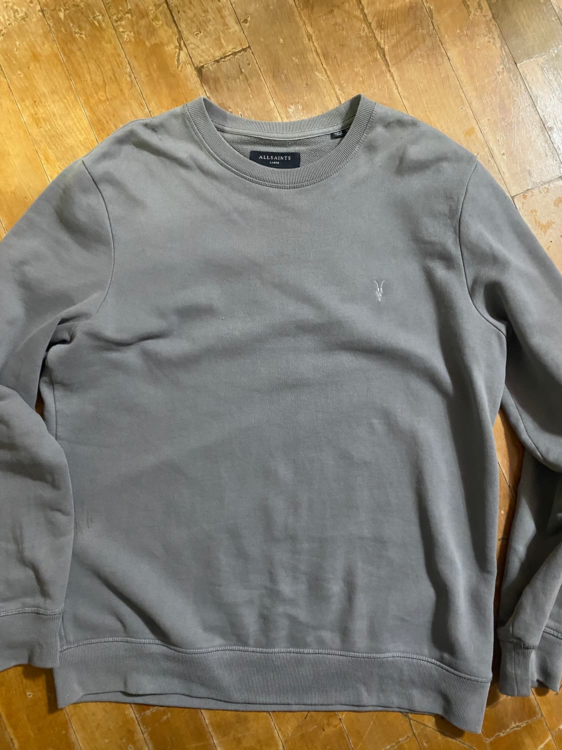 올세인츠 남성 다크 그레이 맨투맨 L (105) 상품이미지1