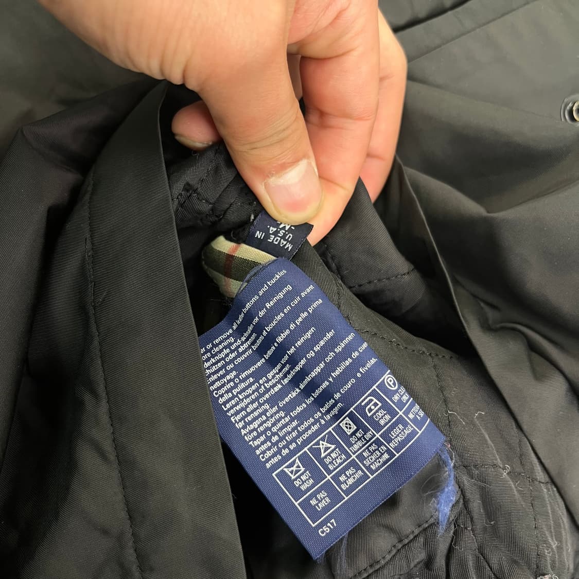 100 버버리 90s 누빔 코치 자켓 상품이미지6