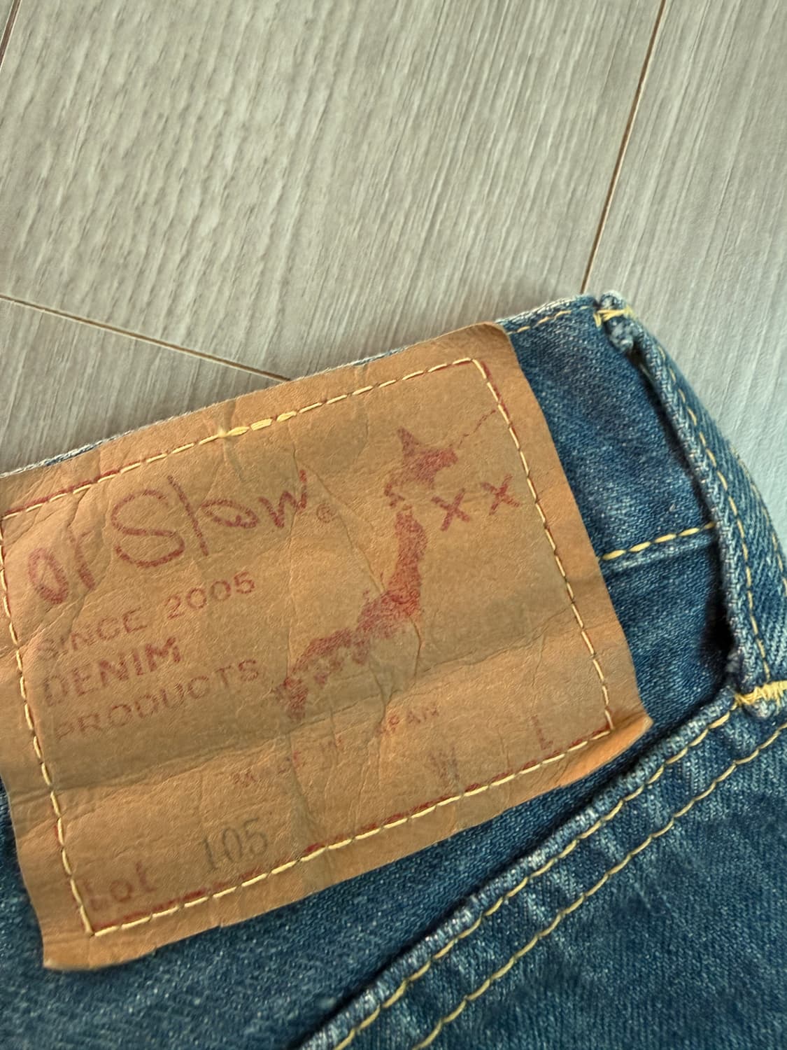 orslow 오어슬로우 105 2years 1사이즈 상품이미지5