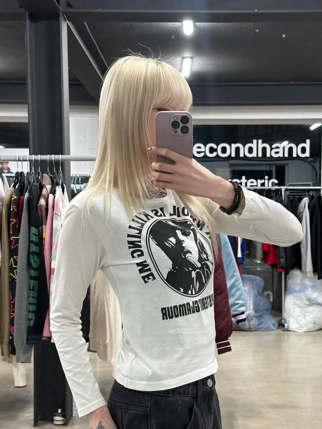 히스테릭 글래머 긴팔 슬리브 상품이미지1