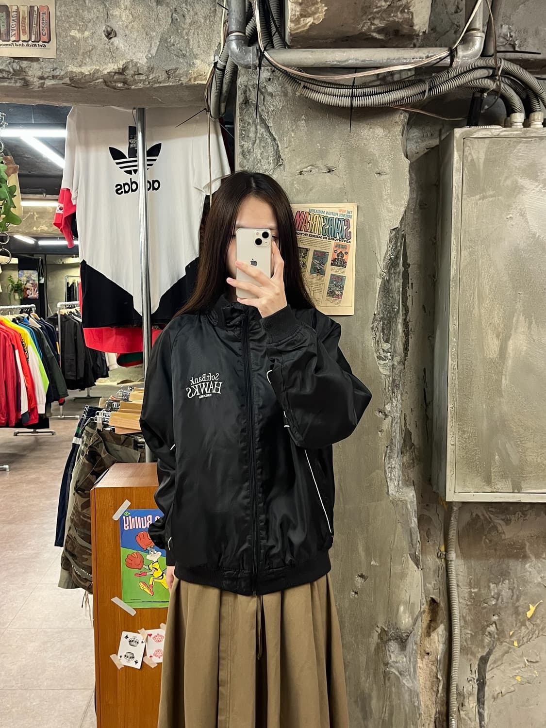 소프트뱅크 후쿠오카 점퍼 블랙 L #csz1443 상품이미지2