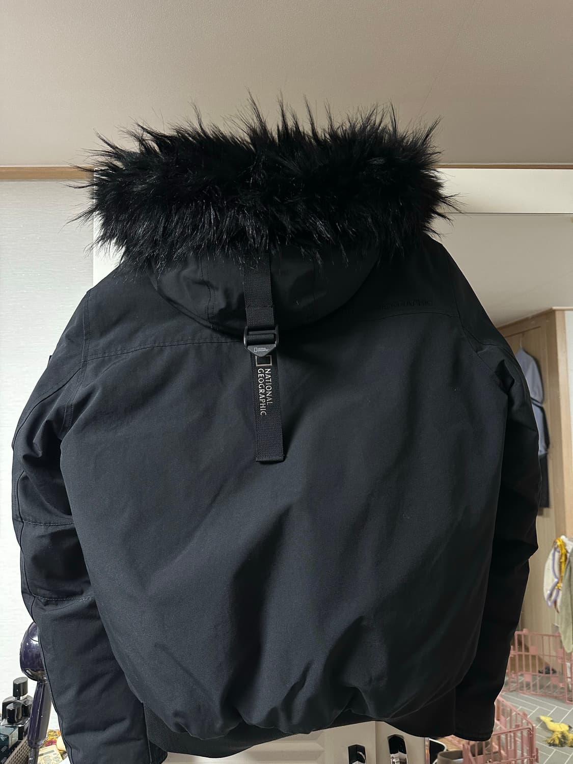 내셔널지오 그래픽 타루가 블랙 숏패딩 m 상품이미지2