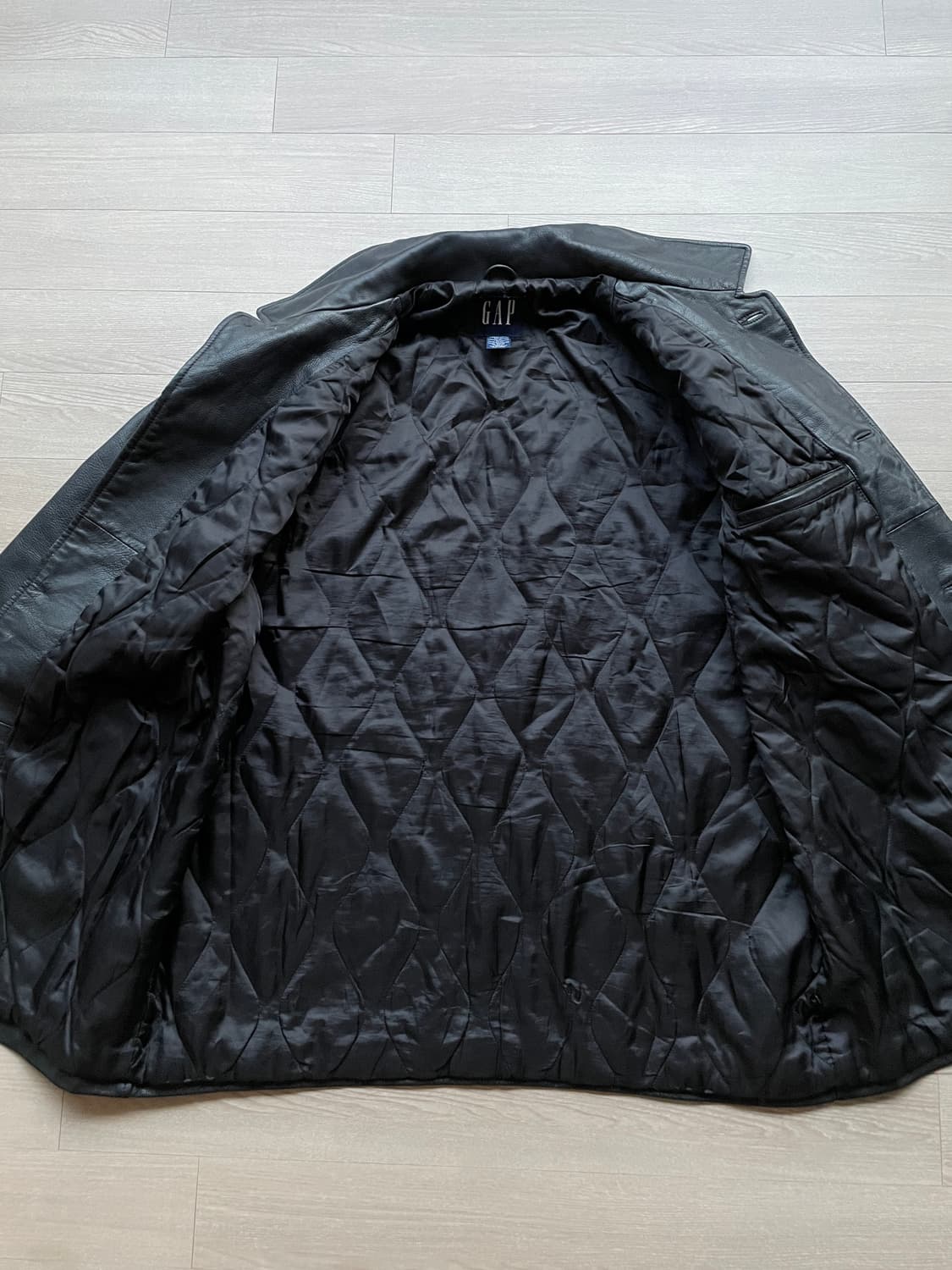 90s 올드갭 레더 카코트 gap carcoat 상품이미지8