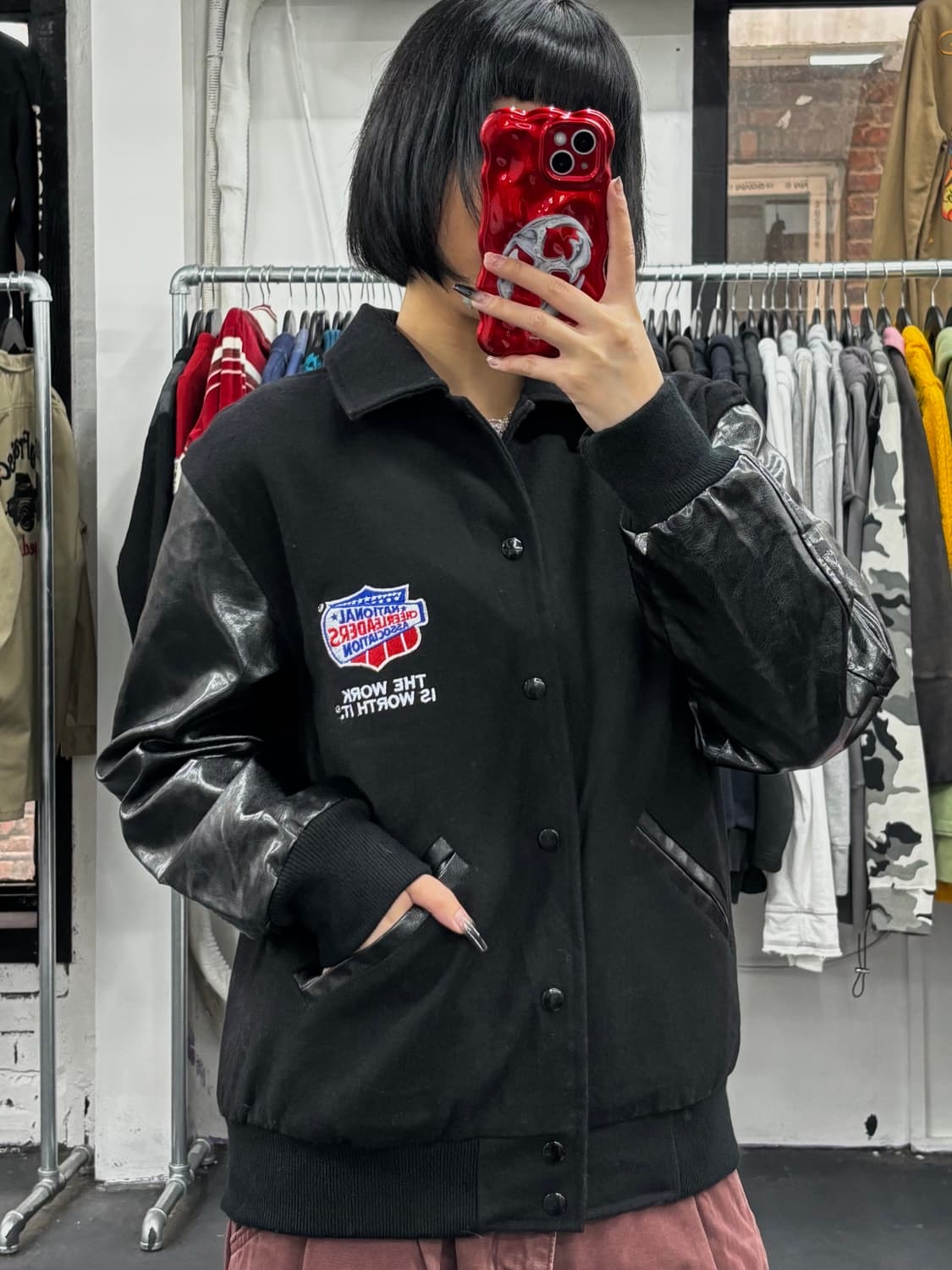 VTG 내셔널 치아리더 바시티 자켓 상품이미지4