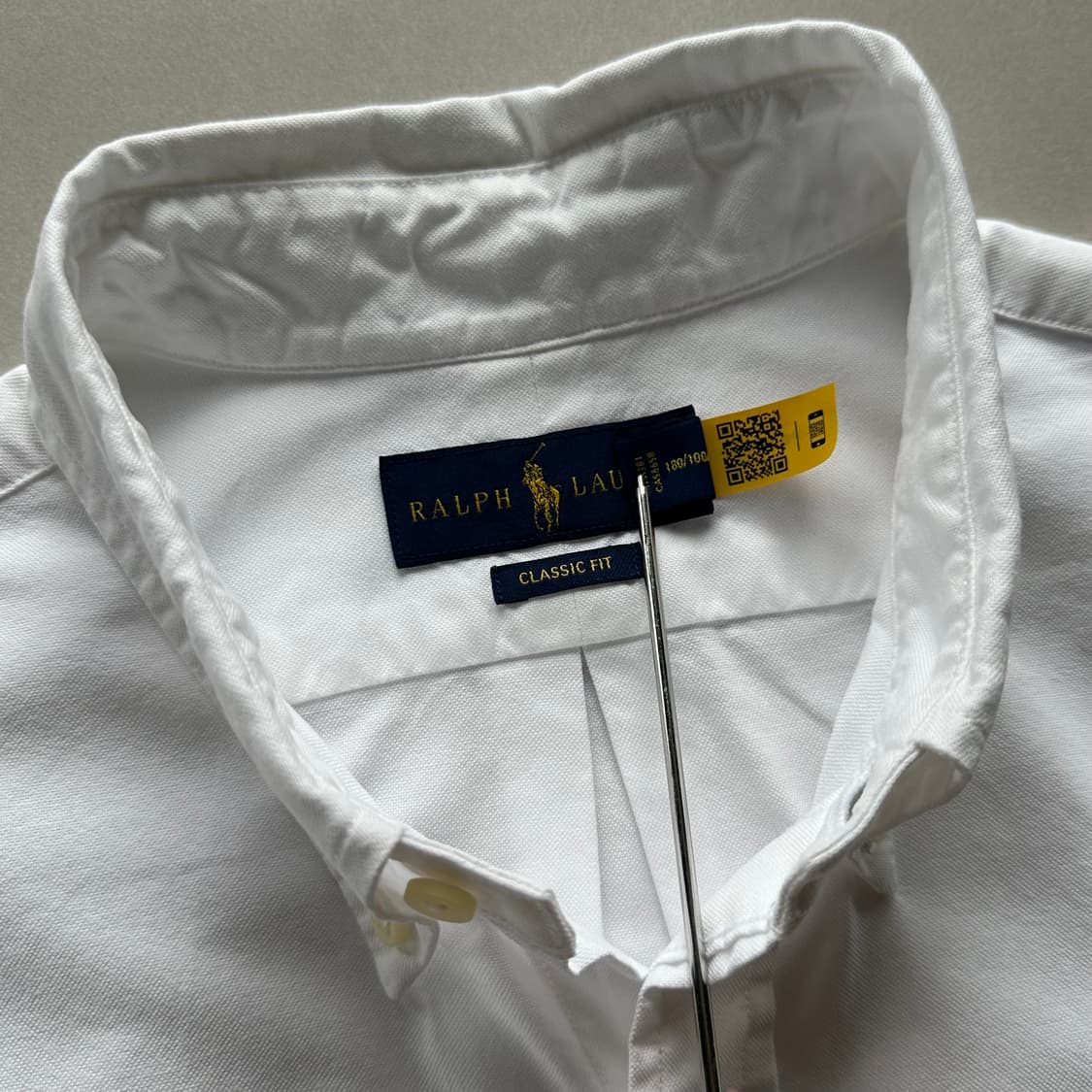 [L-XL]폴로 랄프로렌 클래식핏 화이트 옥스포드 셔츠 상품이미지8