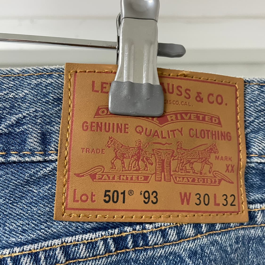 리바이스 501 데님 팬츠 W30 L32 상품이미지4