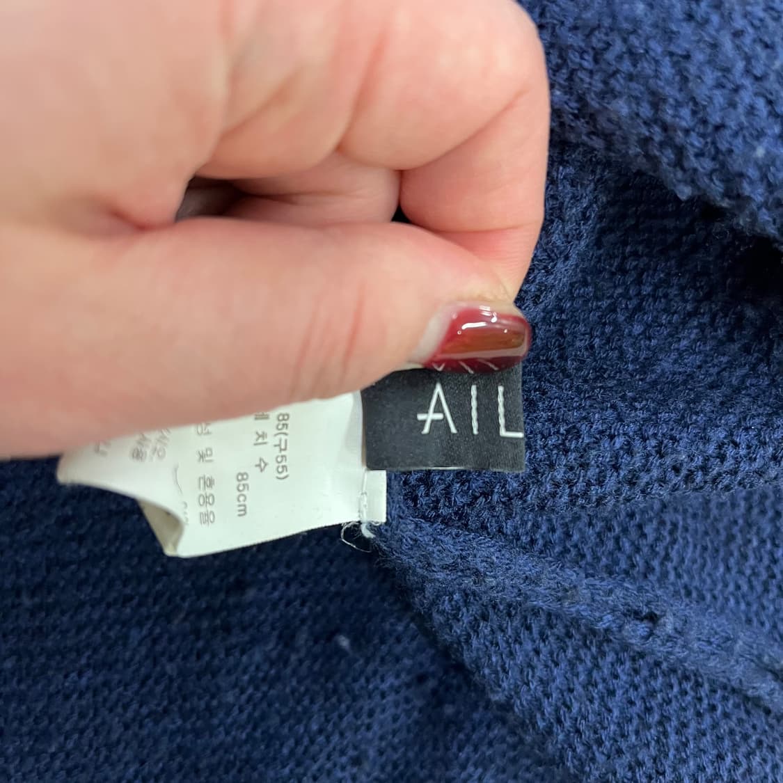 [85] 엘렌느 여성 목폴라 긴팔 니트 스웨터 0114M1 상품이미지3