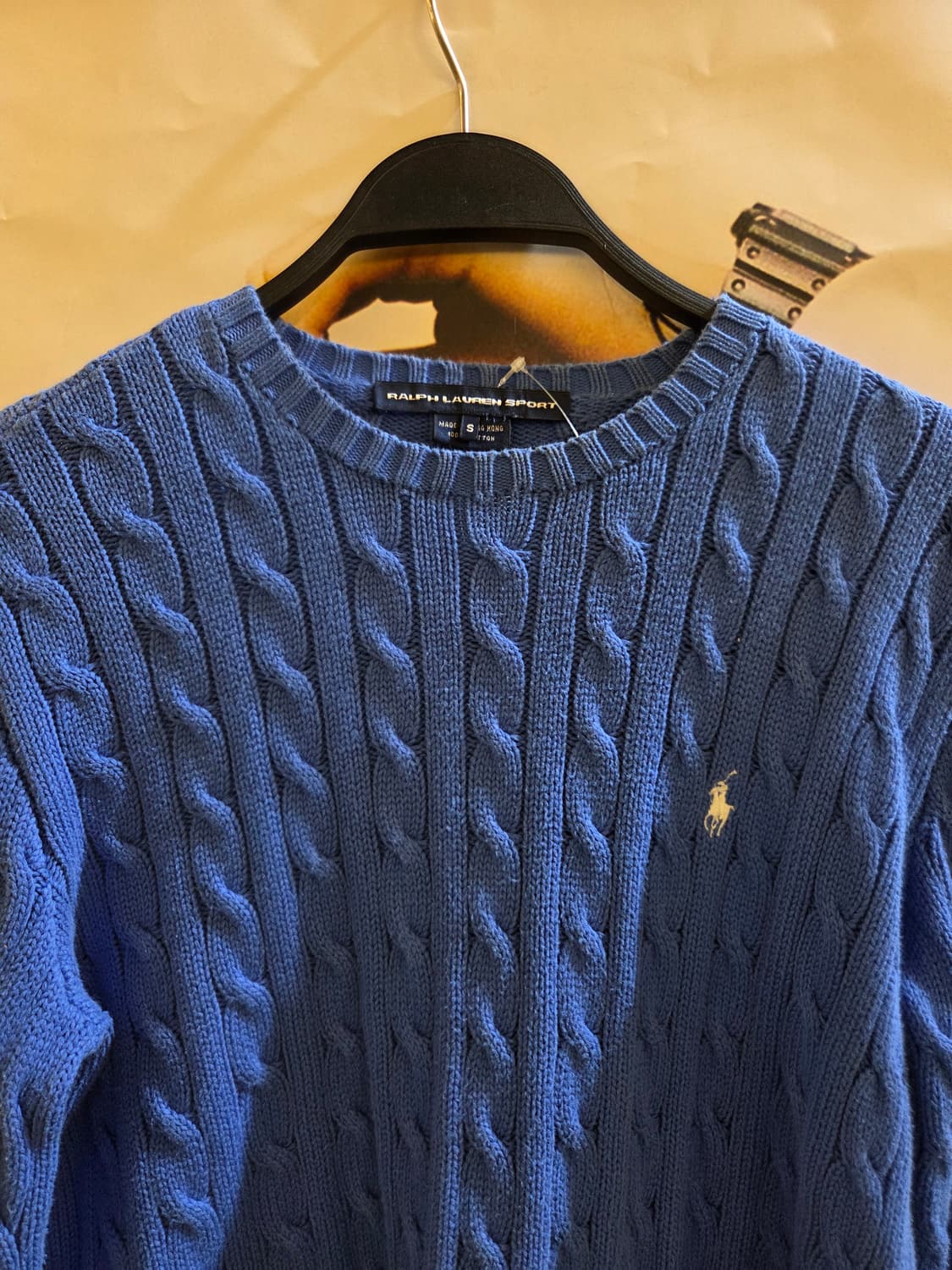 POLO 폴로 블루케이블니트 상품이미지4