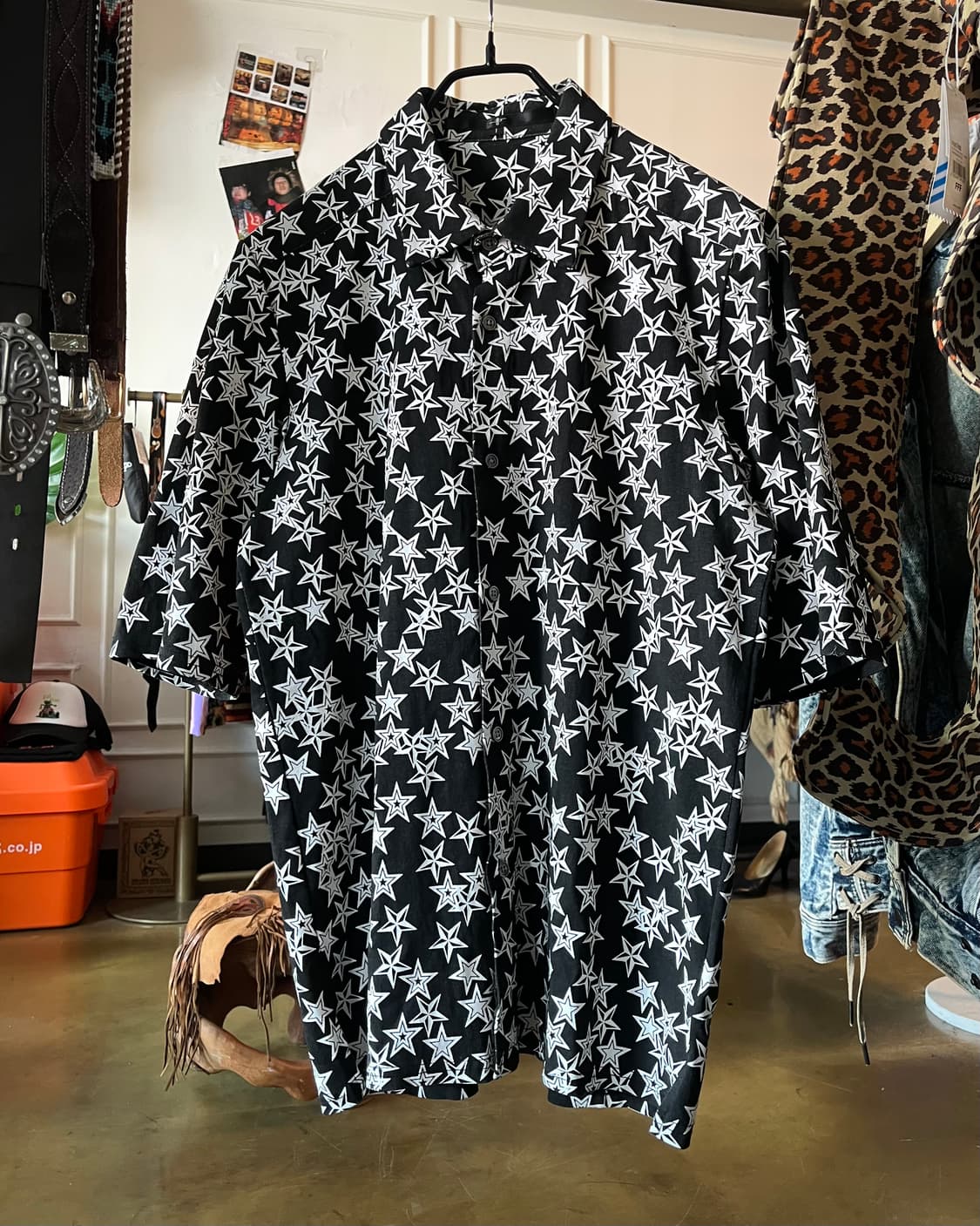 NO ID. Star Pattern 1/2 Cotton Shirt 상품이미지4