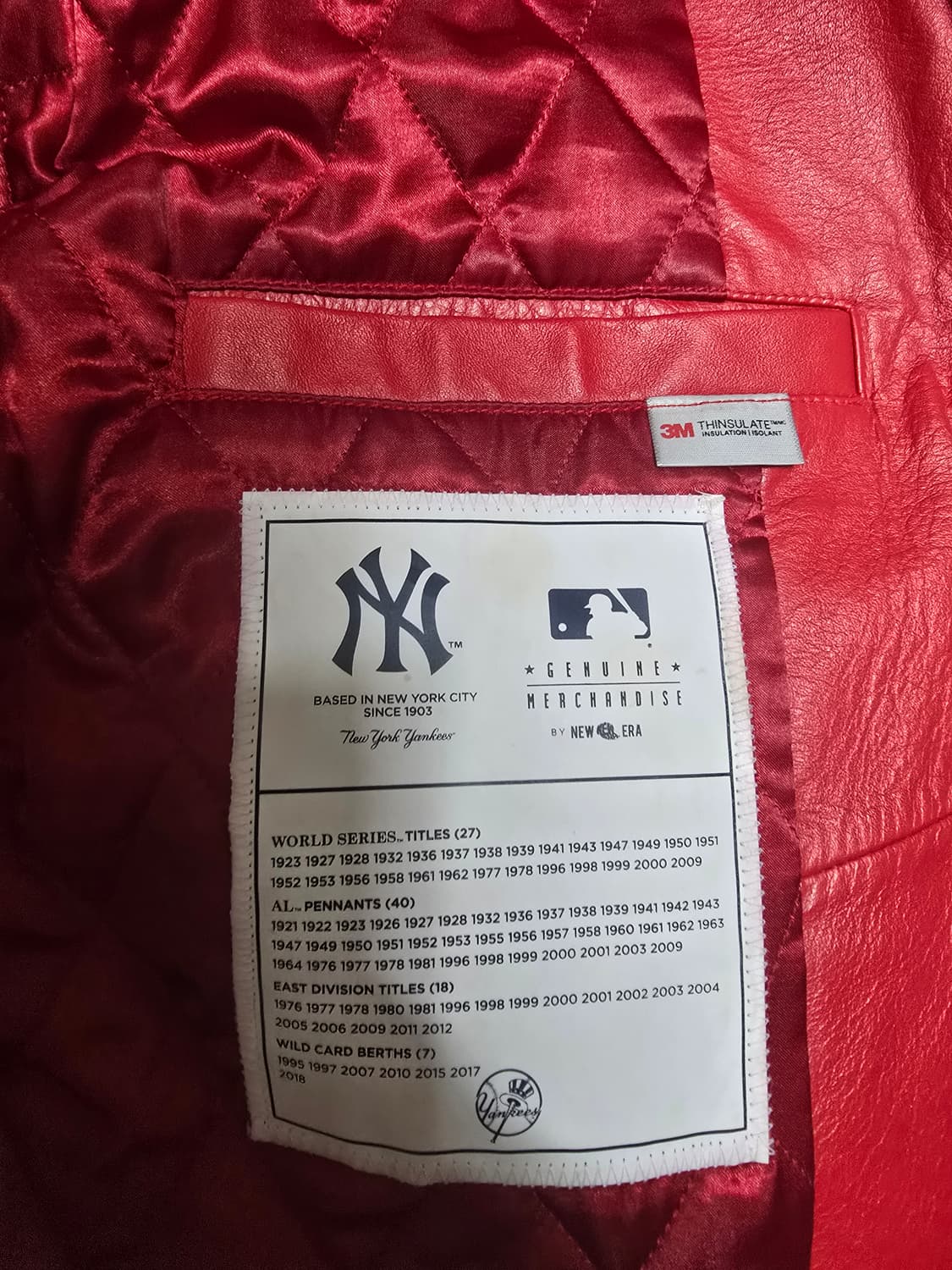 뉴에라X스와로브스키(2XL)천연소가죽(RED)색상 상품이미지10