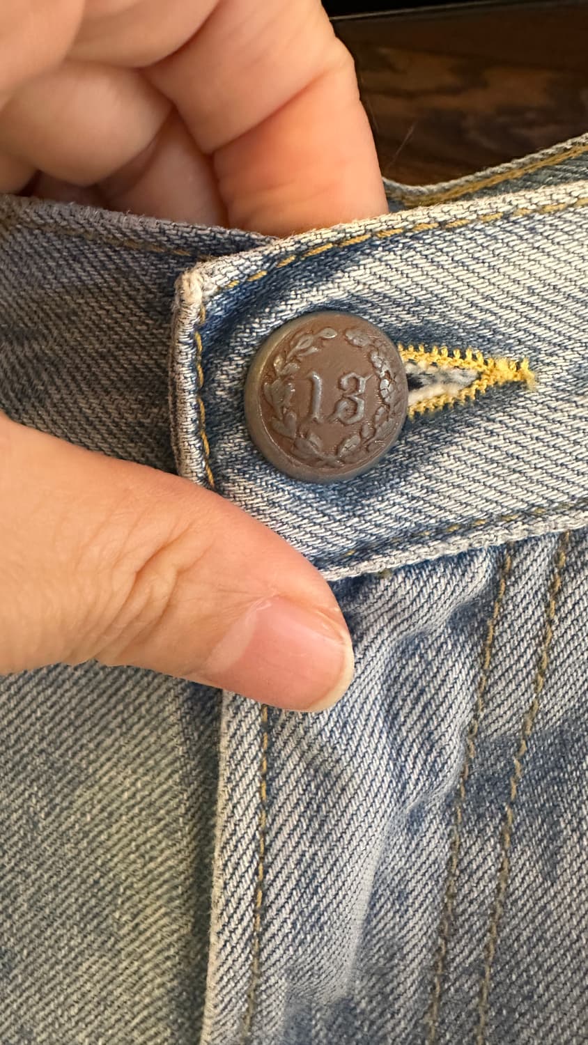 R13 일썰틴 DAMON PLEATED RELAXED 데님쇼츠 (25) 상품이미지3