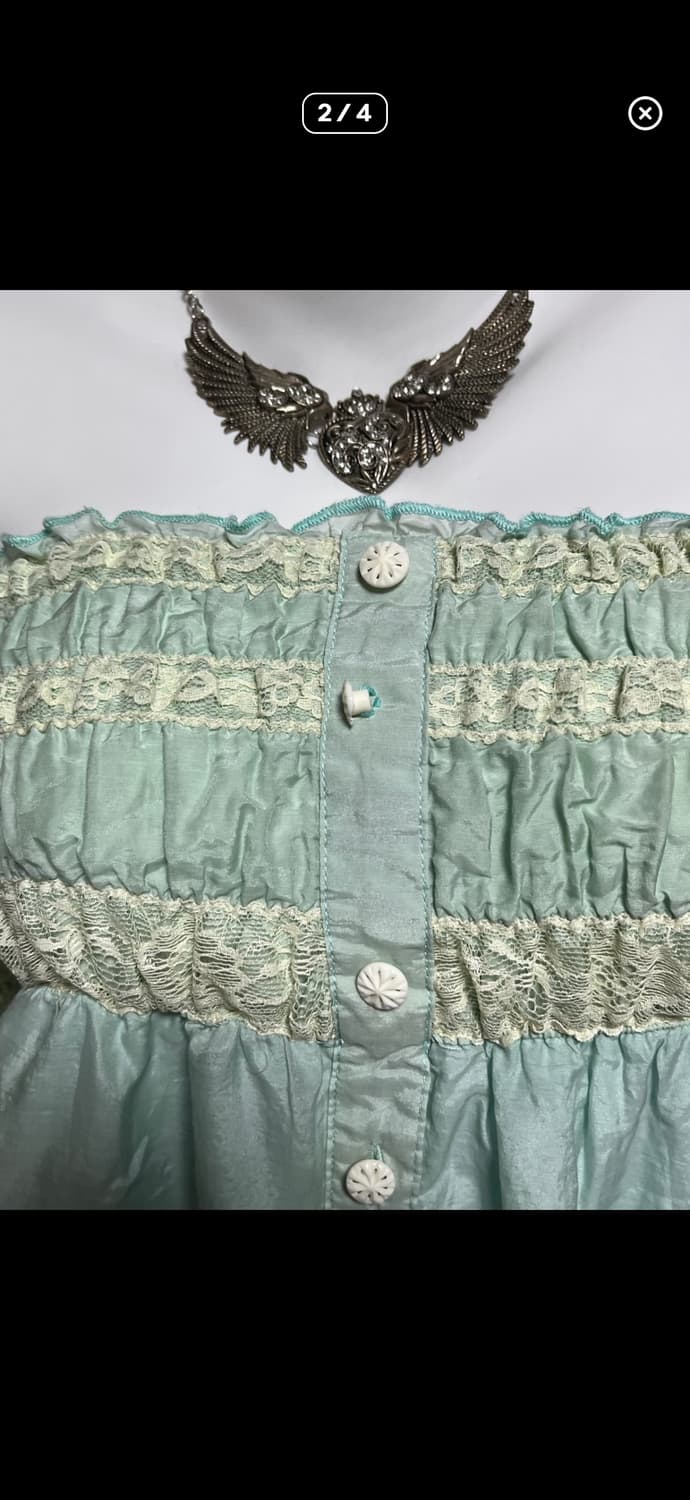 y2k 레이스 튜브탑 상품이미지2