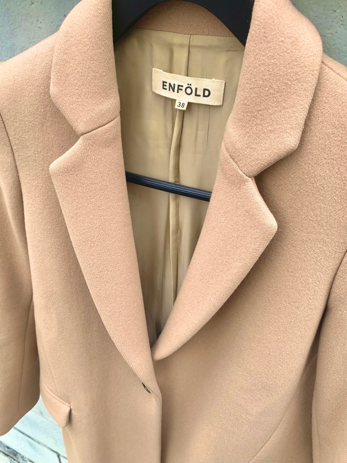 ENFOLD 엔폴드 원버튼 코트 상품이미지3