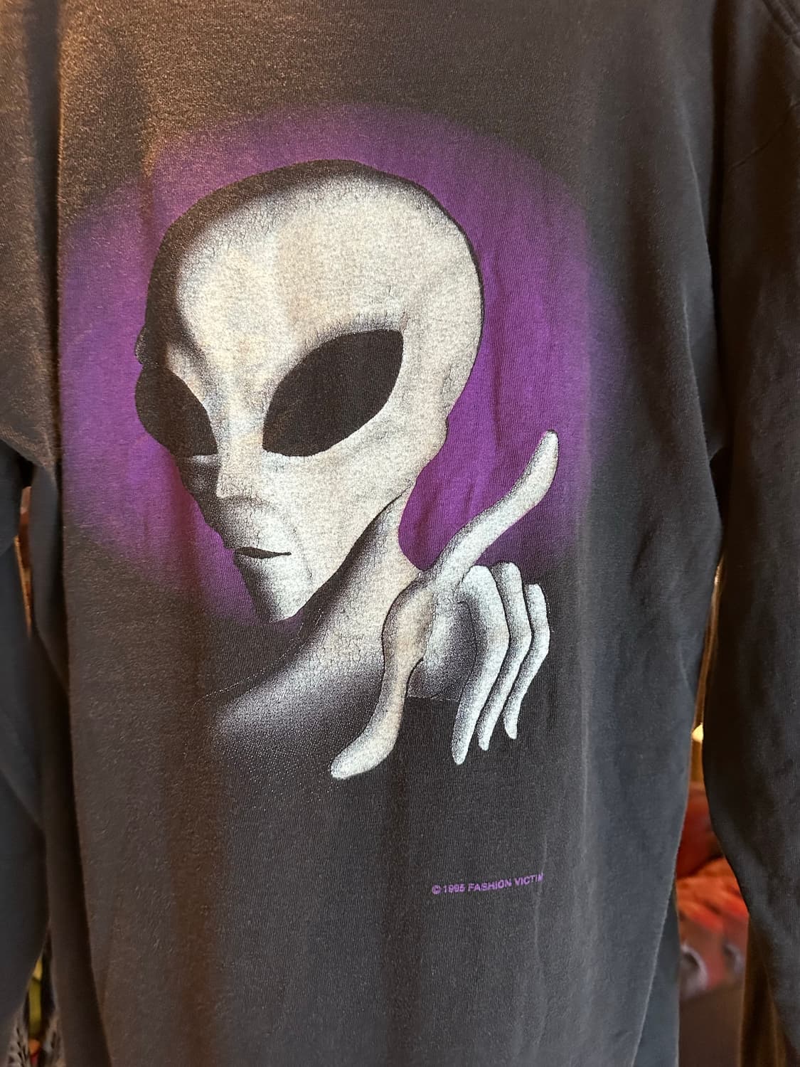 90s USA Alien 빈티지 에일리언 롱슬리브 티셔츠 상품이미지5