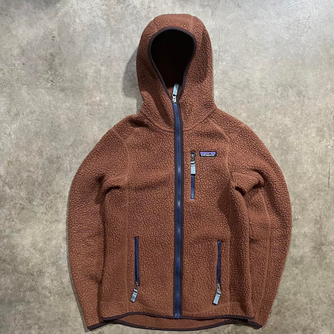 파타고니아 레트로 파일 후디 플리스 자켓 브라운 상품이미지1