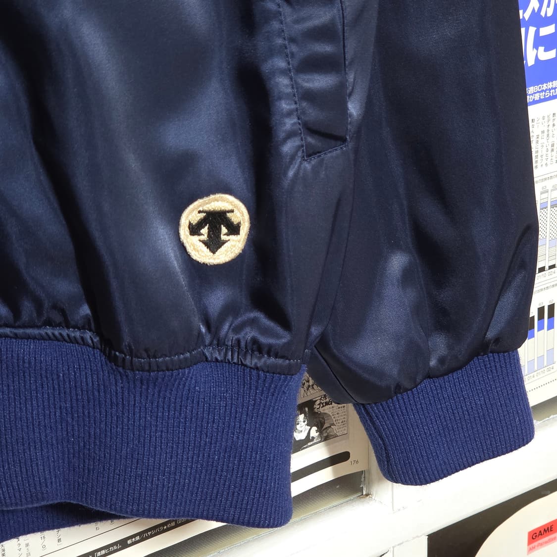 90s 데상트 JPN 네이비 블루종 자켓 상품이미지4