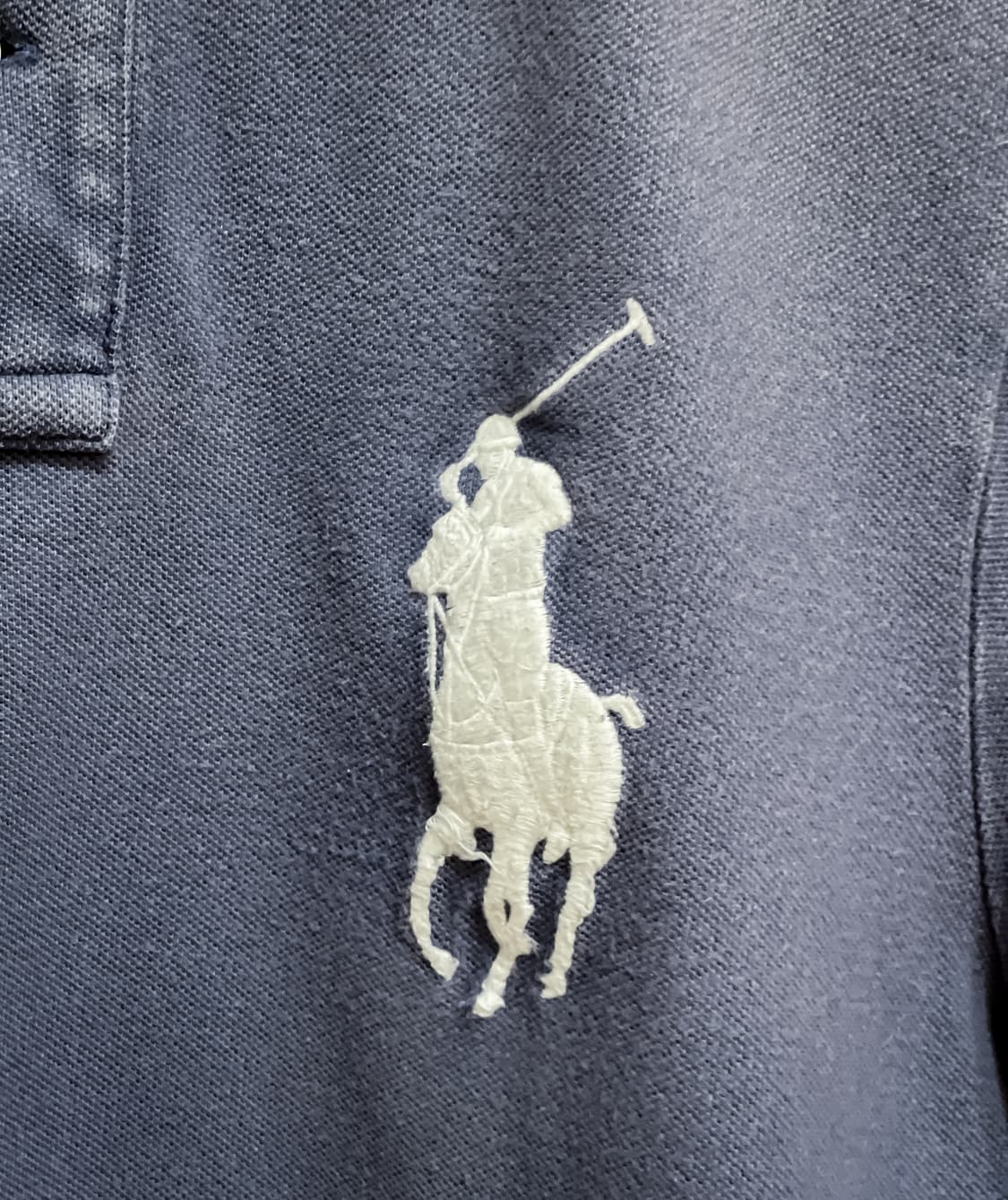 폴로 랄프로렌 빅포니 블루 반팔 카라티 상품이미지2