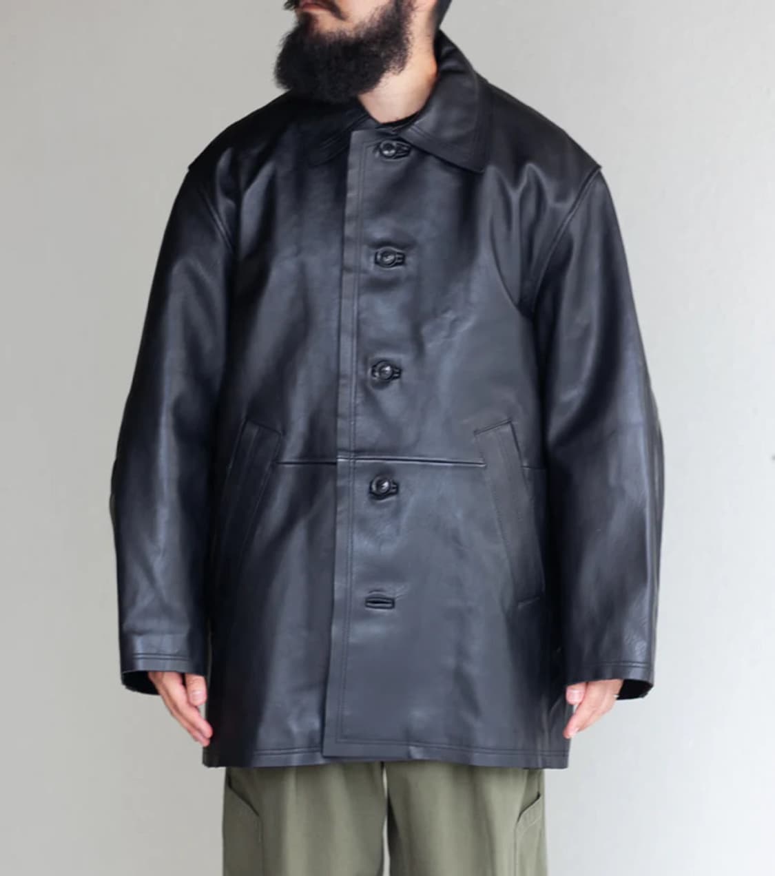 [2] yoke tokyo 요크 컷오프 레더자켓 상품이미지1