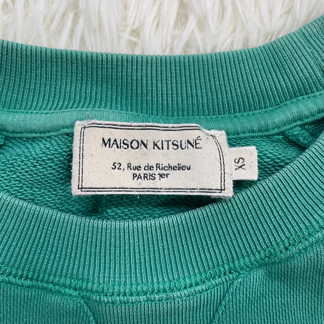 메종키츠네 트리플 컬러 폭스 맨투맨 상품이미지4