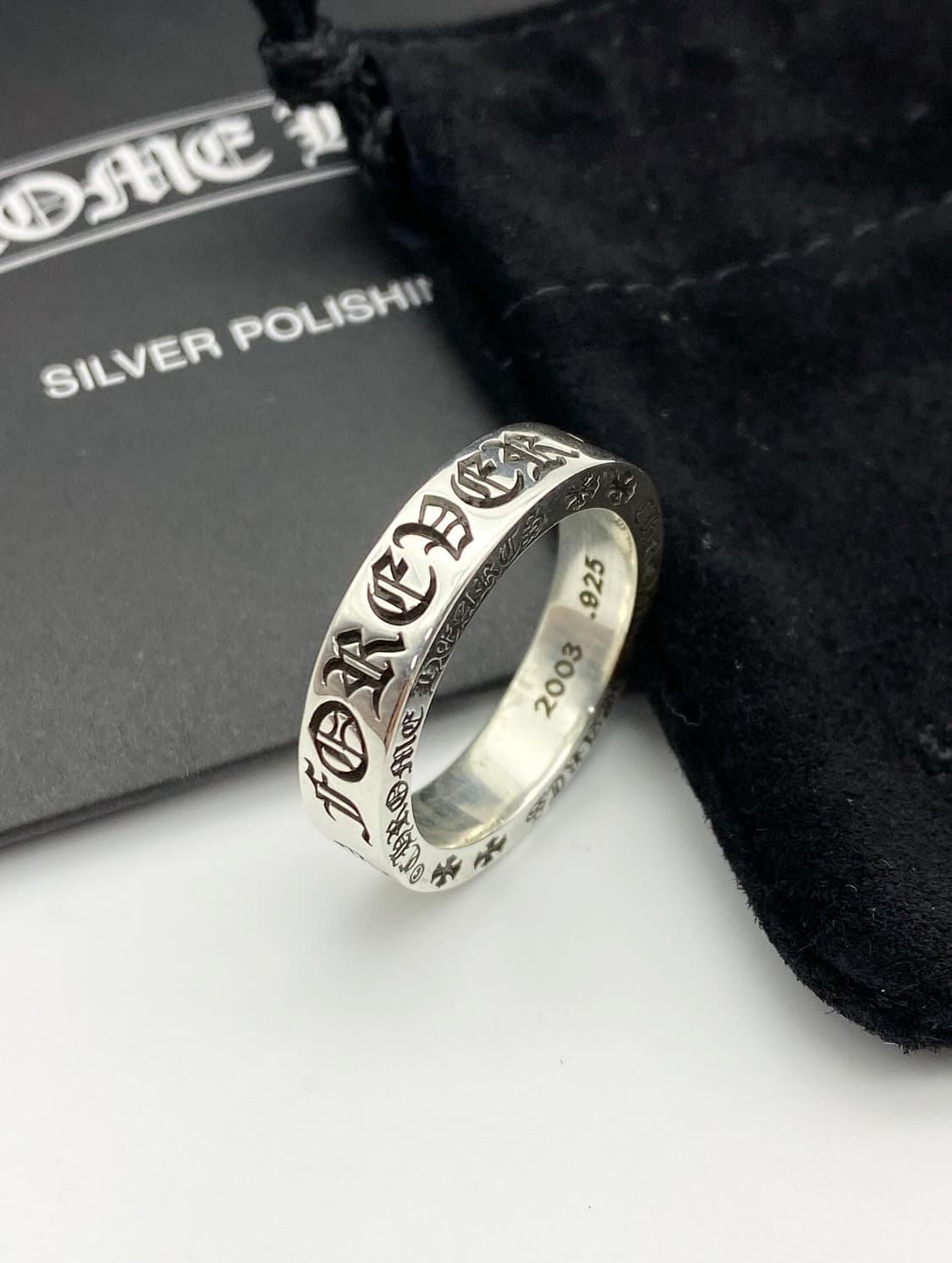 [US8,US11] 크롬하츠 포에버링 스페이서 실버 6mm 상품이미지3