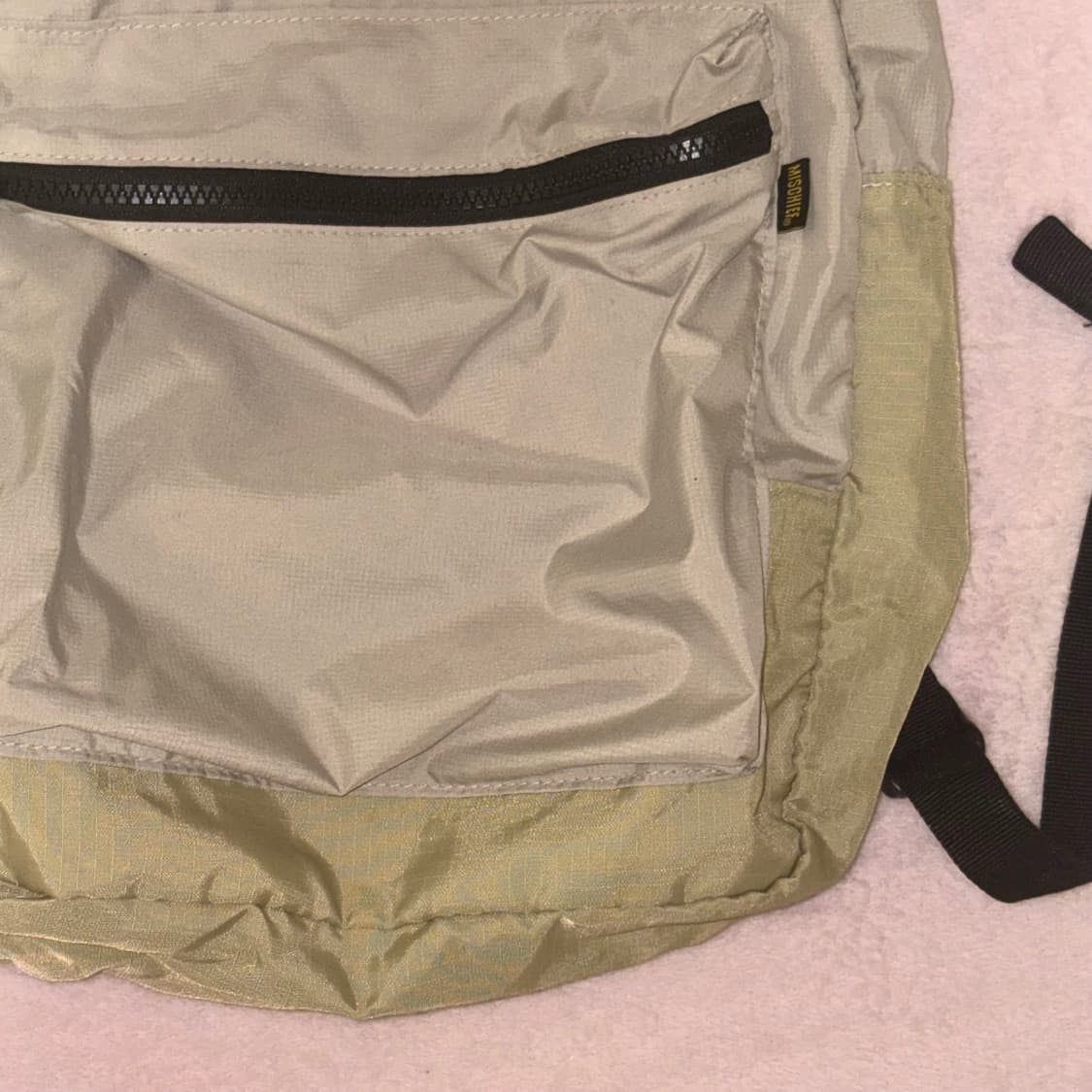 미스치프 18ss 나일론 백팩 베이지 상품이미지4
