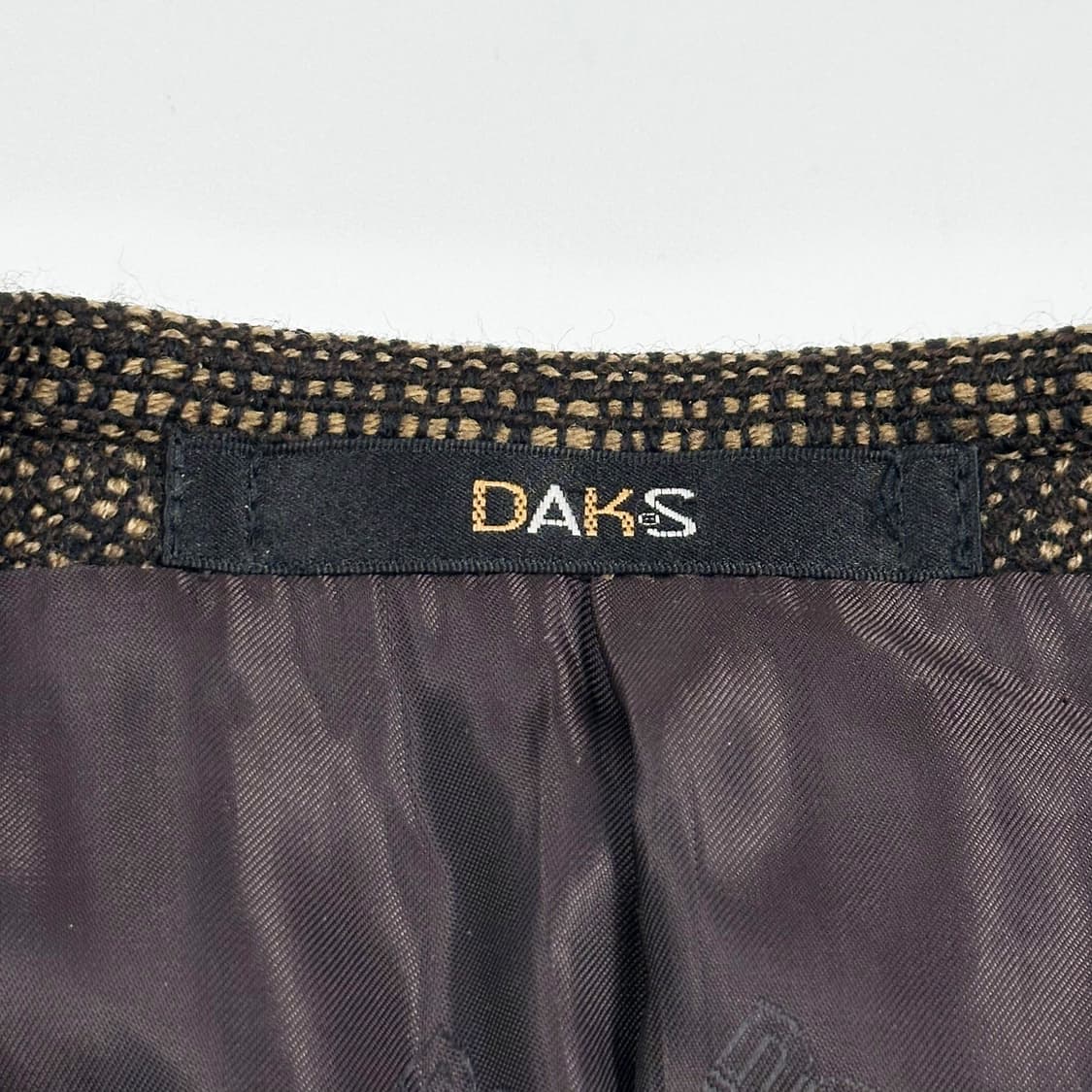 DAKS 닥스 클래식 체크패턴 오버핏 울 블레이져 자켓 L 상품이미지5