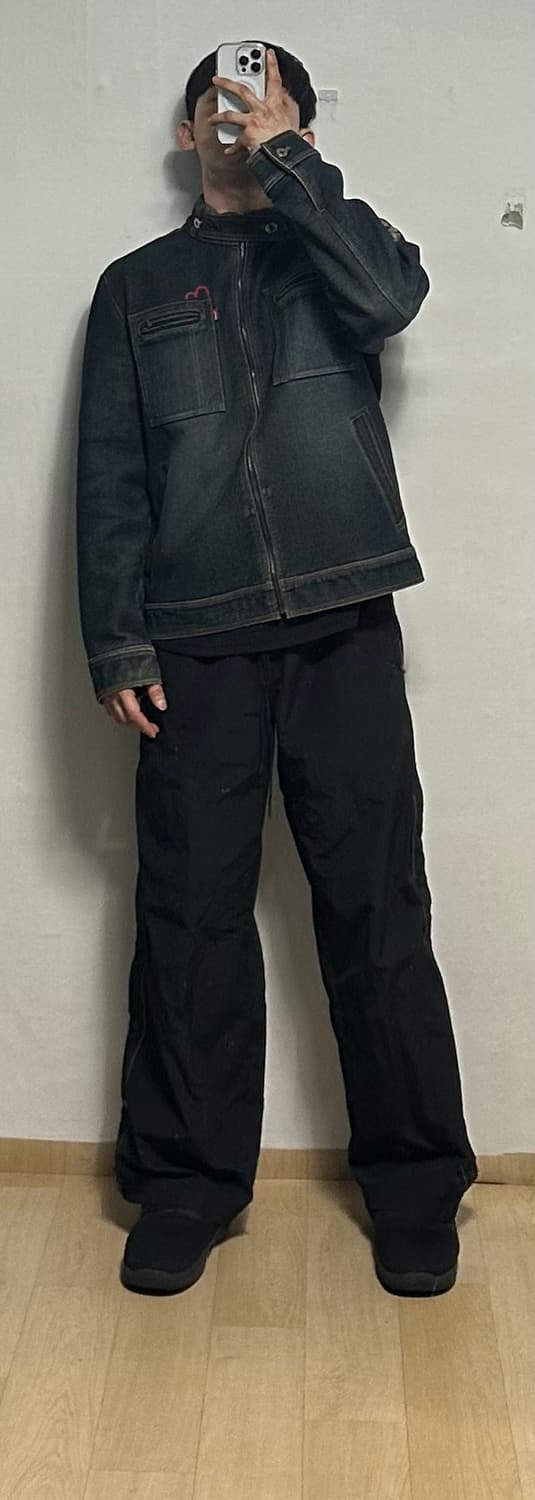 에비수 데님 쉐르파 자켓 상품이미지5