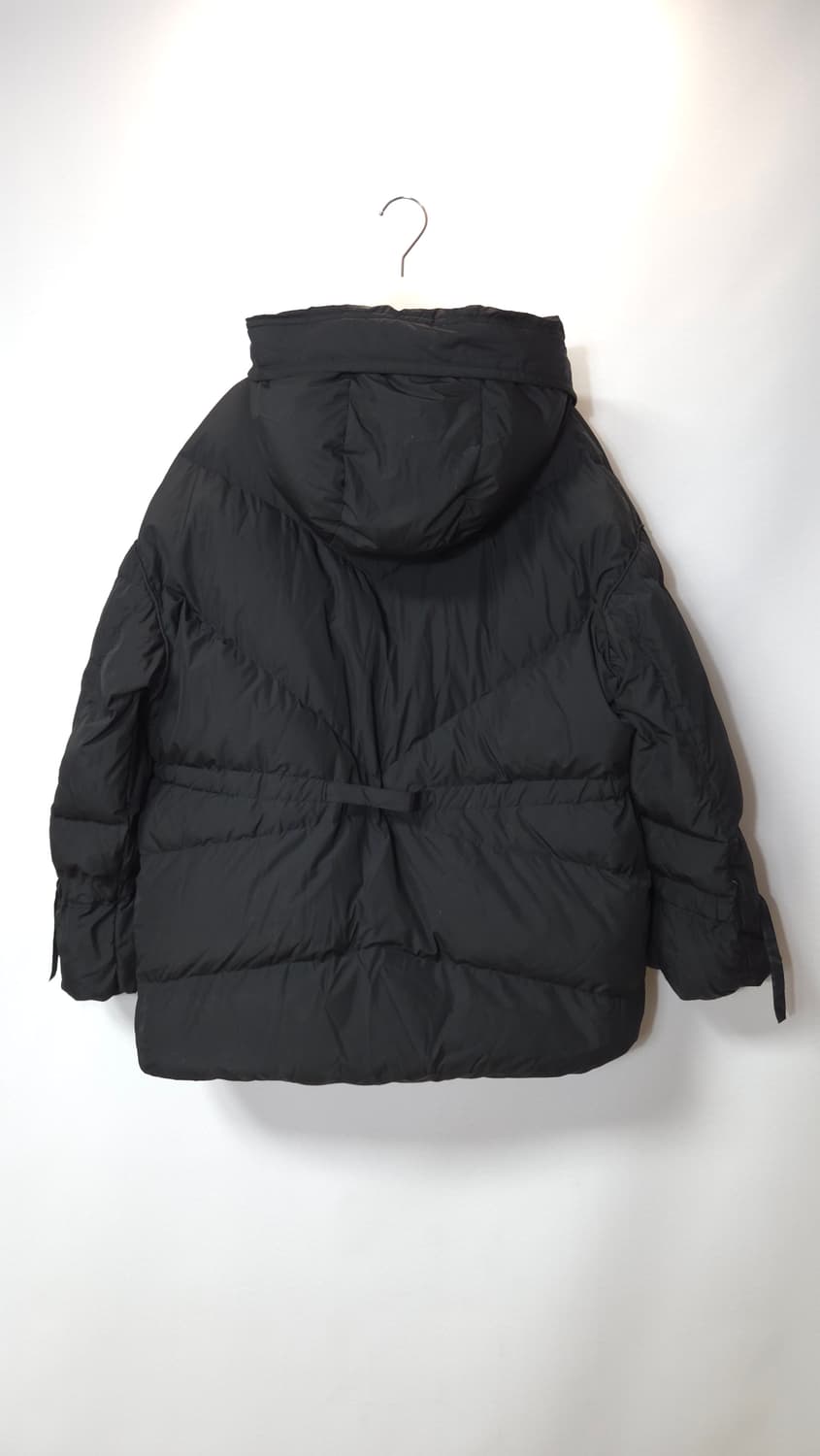 한섬 시스템 2021  구스다운 스트링 오버핏 후드 패딩 55~66 상품이미지7