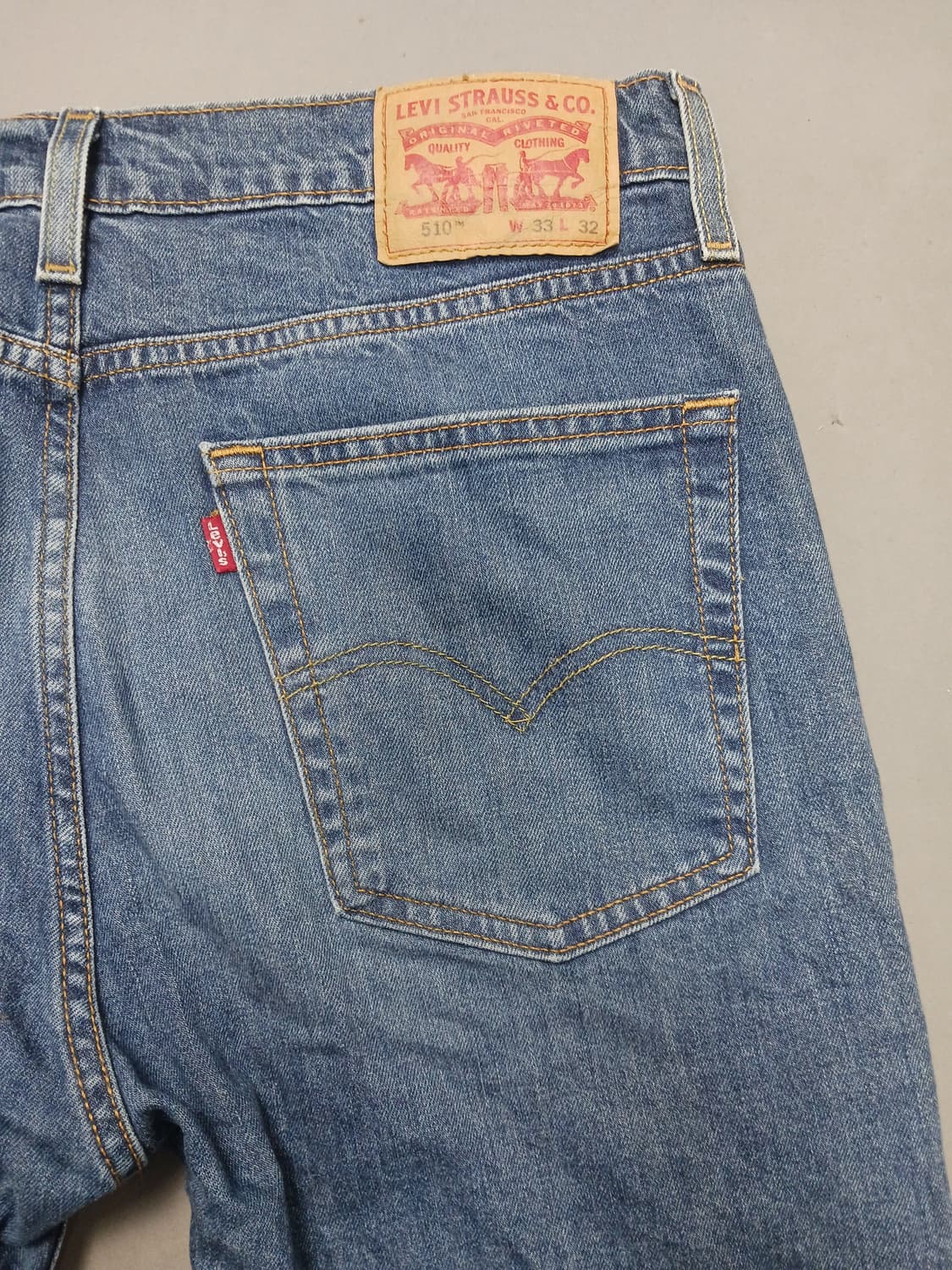 [33] 리바이스 510 중청워싱 스키니진 청바지 상품이미지9