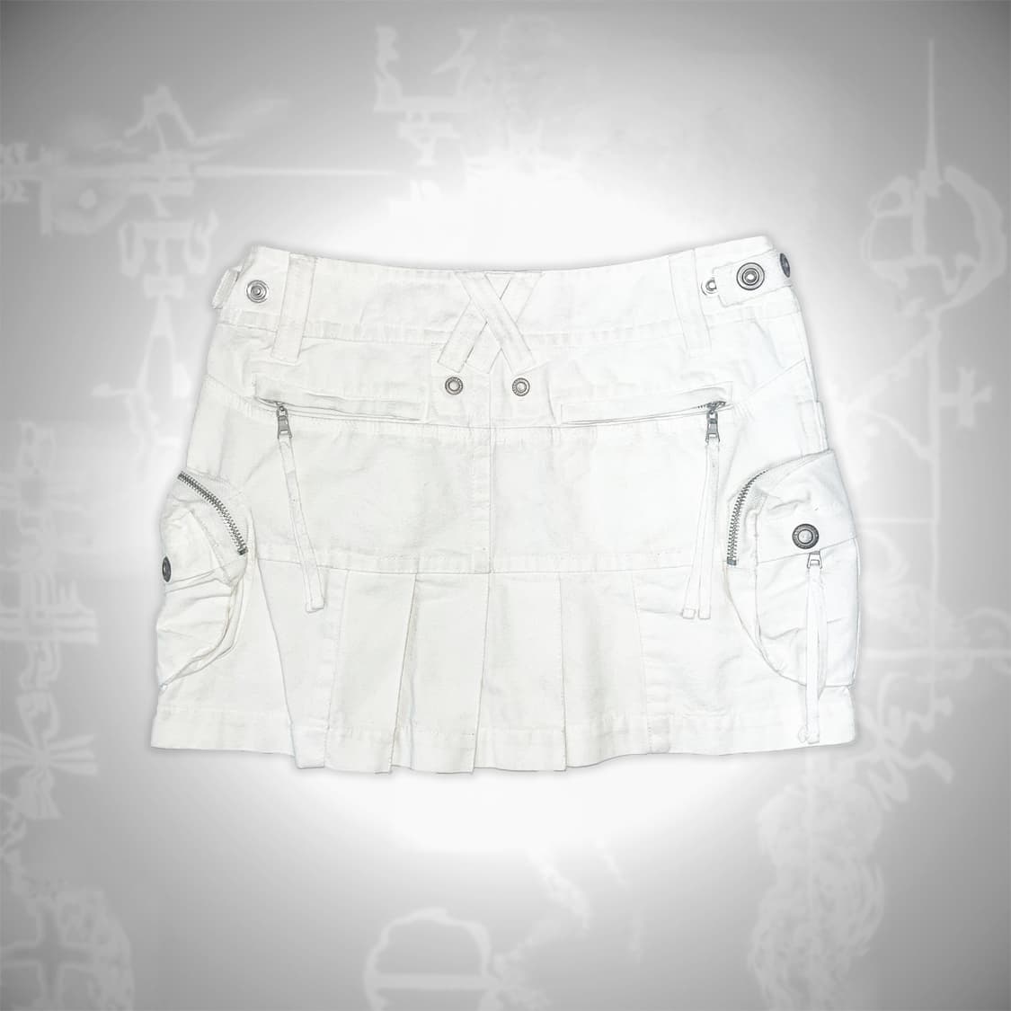 CONVERSE White CargoSkirt 컨버스 화이트 카고스커트 상품이미지2