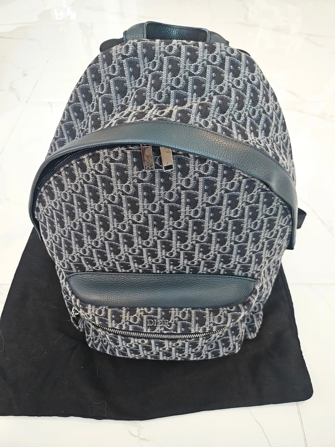 디올 오블리크 라이더 백팩 자카드 블루 상품이미지3