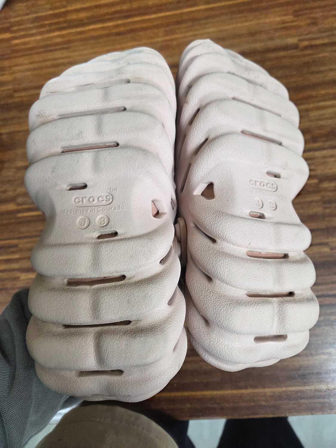 크록스 에코 클로그 핑크 클레이 j3 220 225 상품이미지6