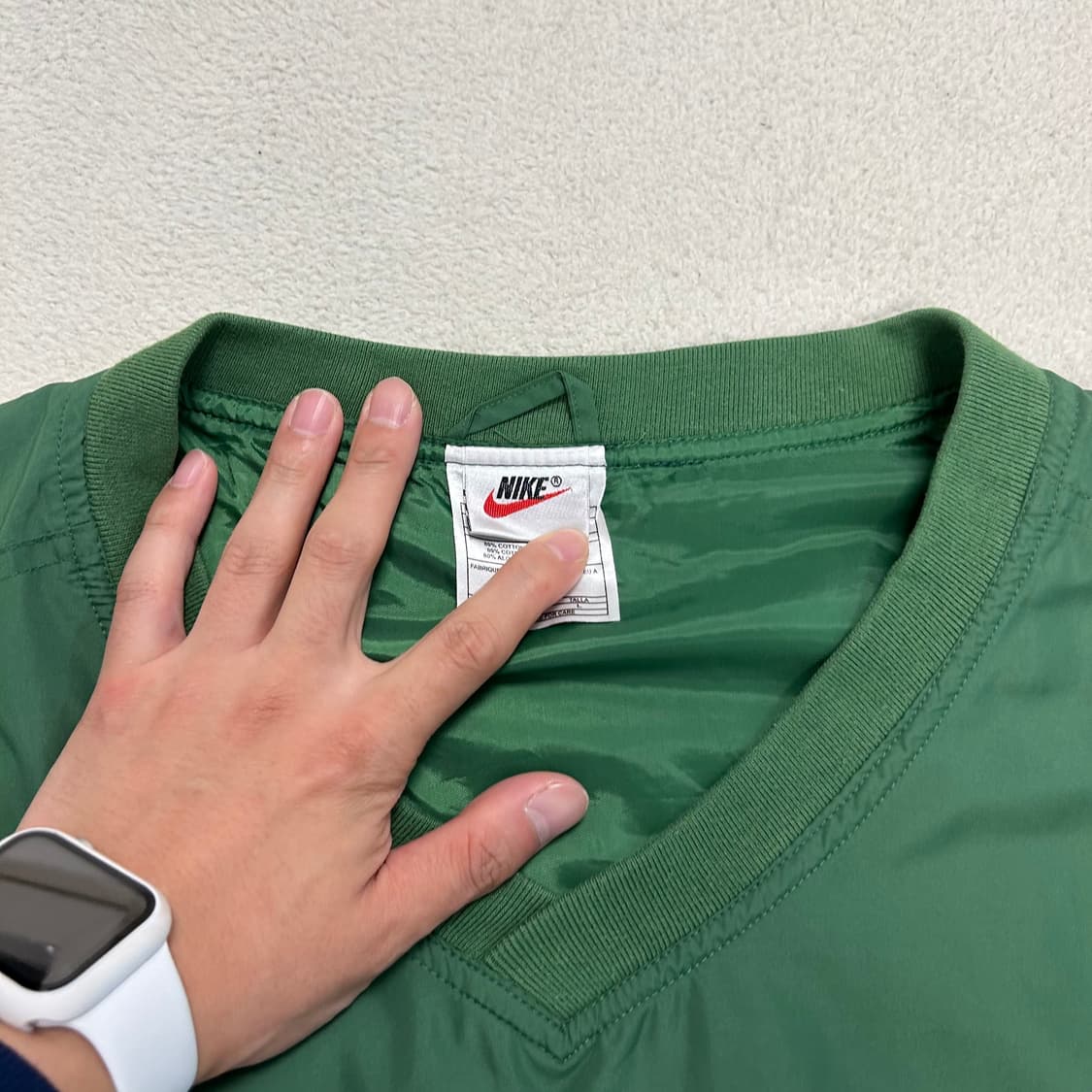 Nike green warm-up jacket 상품이미지6