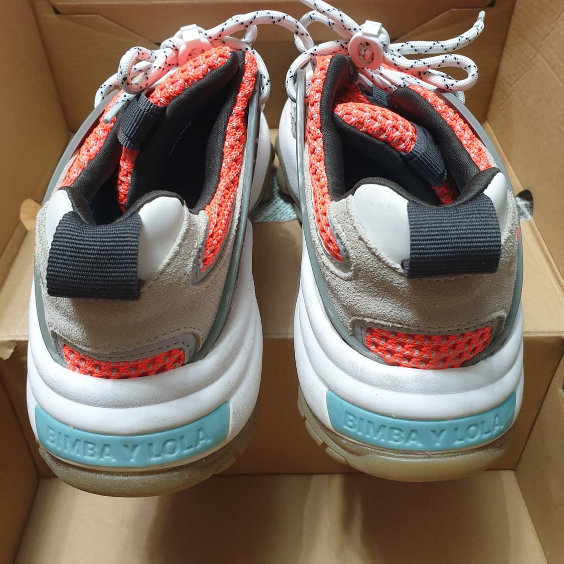 Bimba y lola빔바이롤라 오렌지 청키 스니커즈 38 상품이미지7