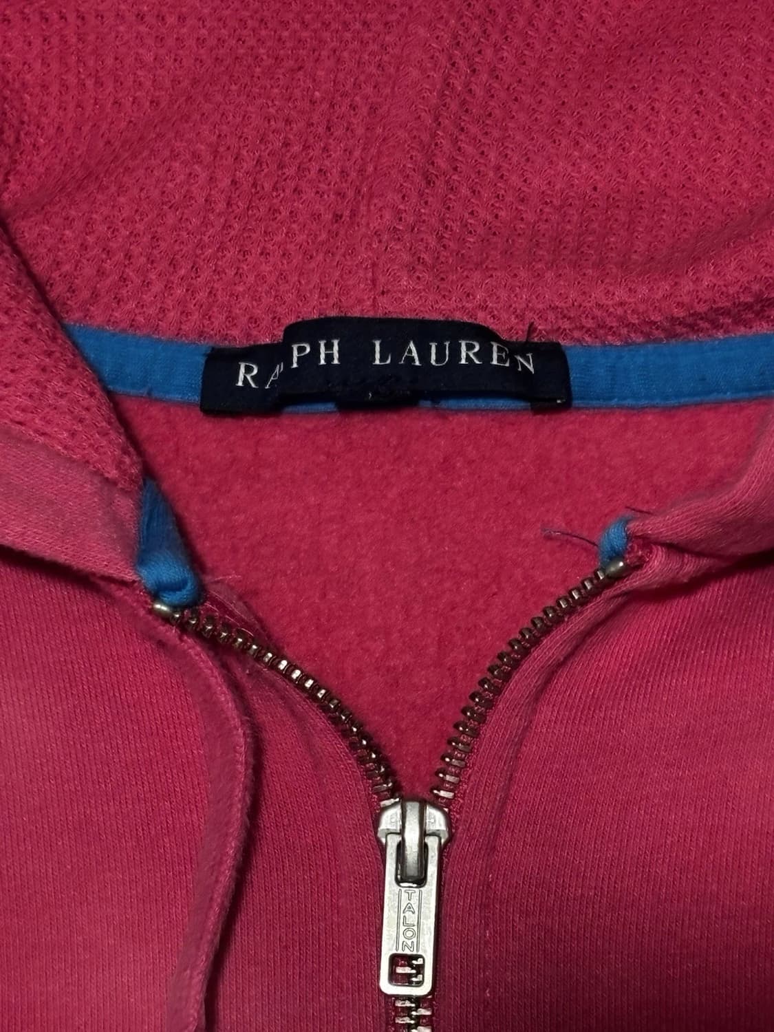 폴로 랄프로렌 빅 포니 핑크 후드 집업 상품이미지3