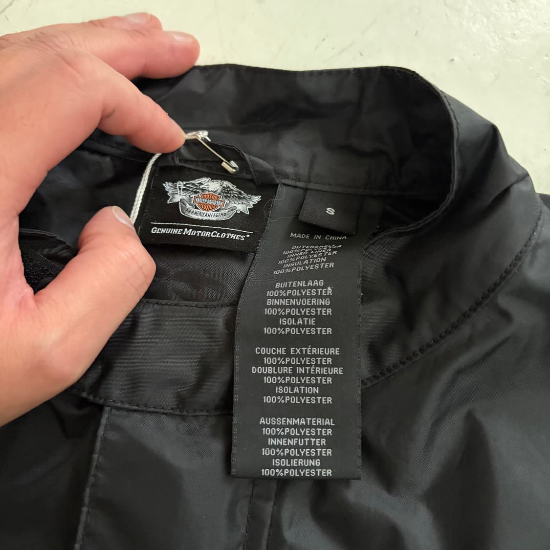 할리데이비슨 빈티지 폴리에스터 자켓 S 상품이미지4