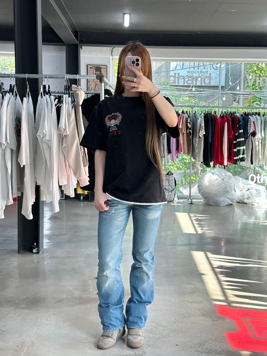 벤슨 x T.F.O.A 스컬 윙 레이어드 반팔티 상품이미지3