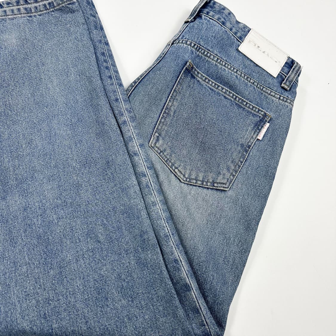 플랙진 x 런업 스트레이트 데님팬츠 (33인치) 상품이미지1