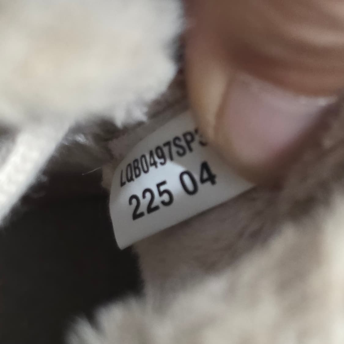 7q-13:스프리스 레오파드 퍼 스니커즈 베이지 (225cm)-거의새거 상품이미지10