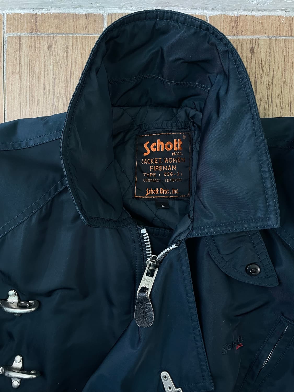 Schott 파이어맨 나일론 자켓 상품이미지6