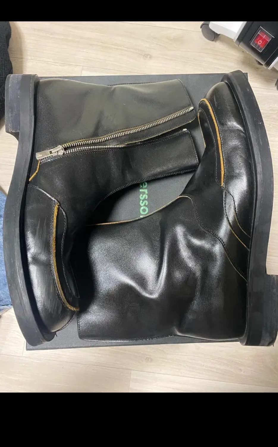 앤더슨벨  데인  스퀘어 토 첼시 부츠 상품이미지3