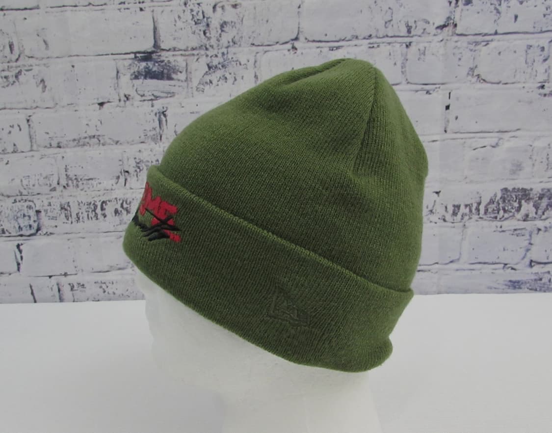 15FW 슈프림 x 요지야마모토 스크립트로고 비니 올리브 상품이미지2