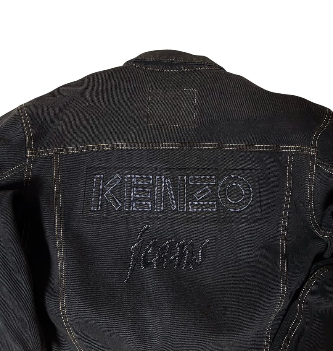 KENZO Jeans 블랙 데님 자켓 상품이미지2