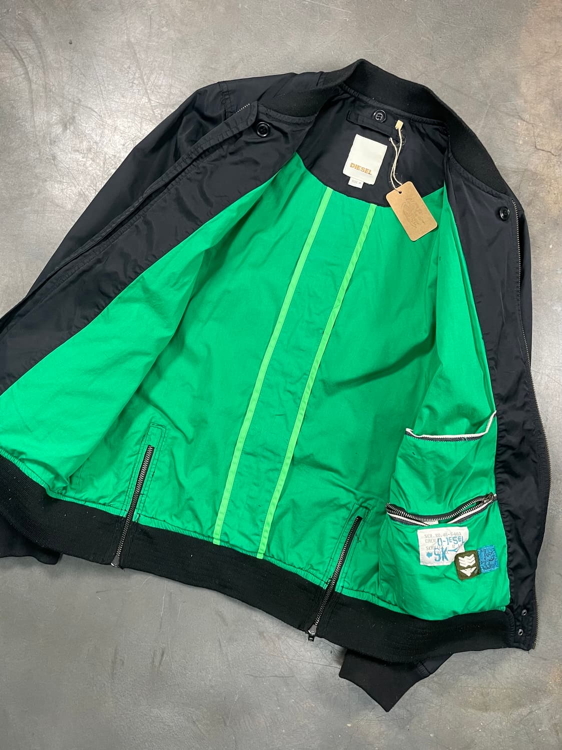 디젤 백집업 MA1 봄버 자켓 상품이미지4