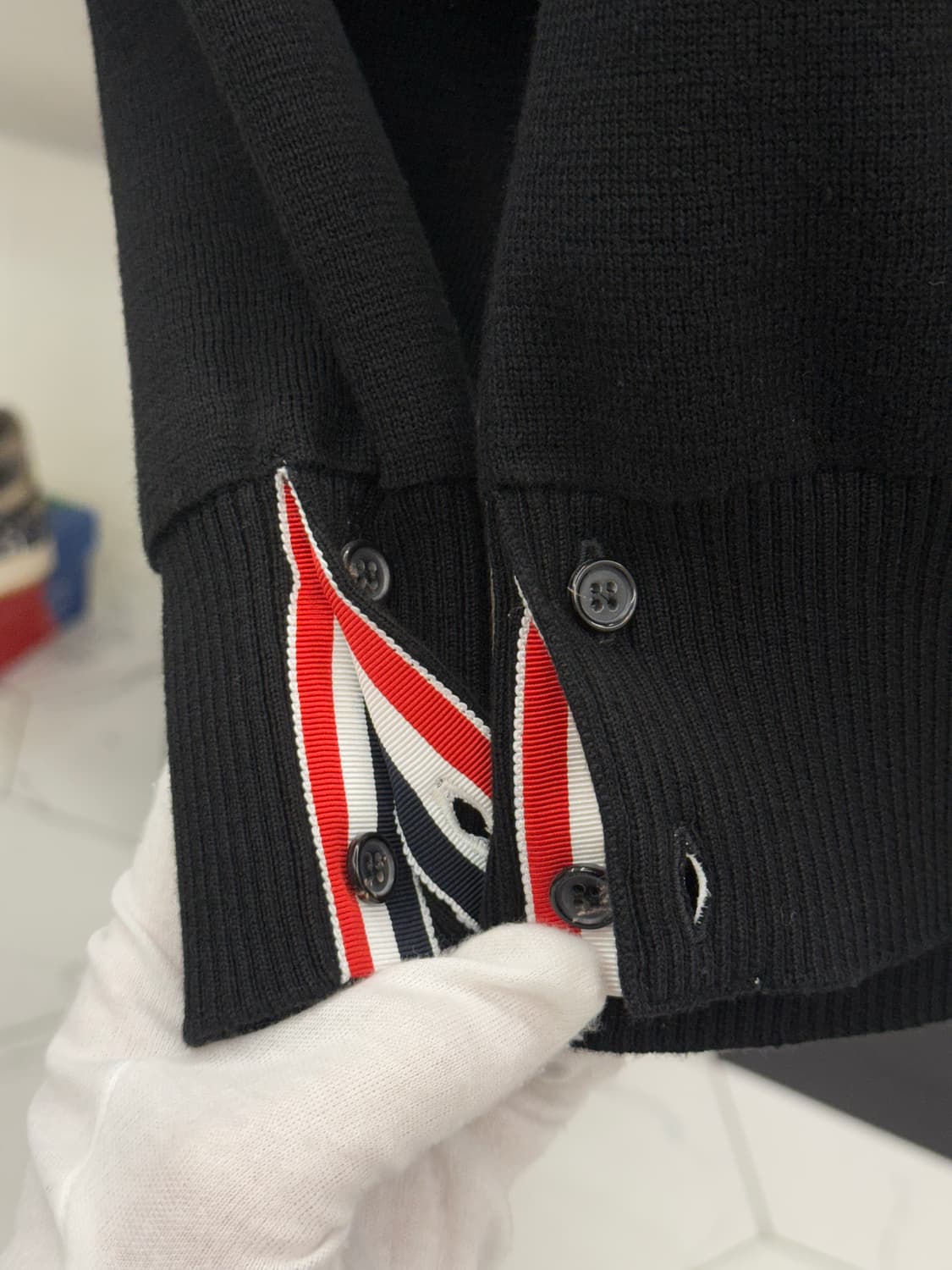 [3] 톰브라운 사선완장 밀라노스티치 가디건 상품이미지5