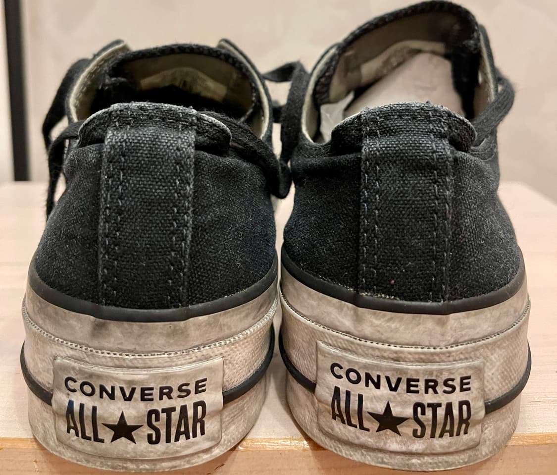 CONVERSE 척테일러 올스타 리프트 빈티지 워시드블랙 235 상품이미지3