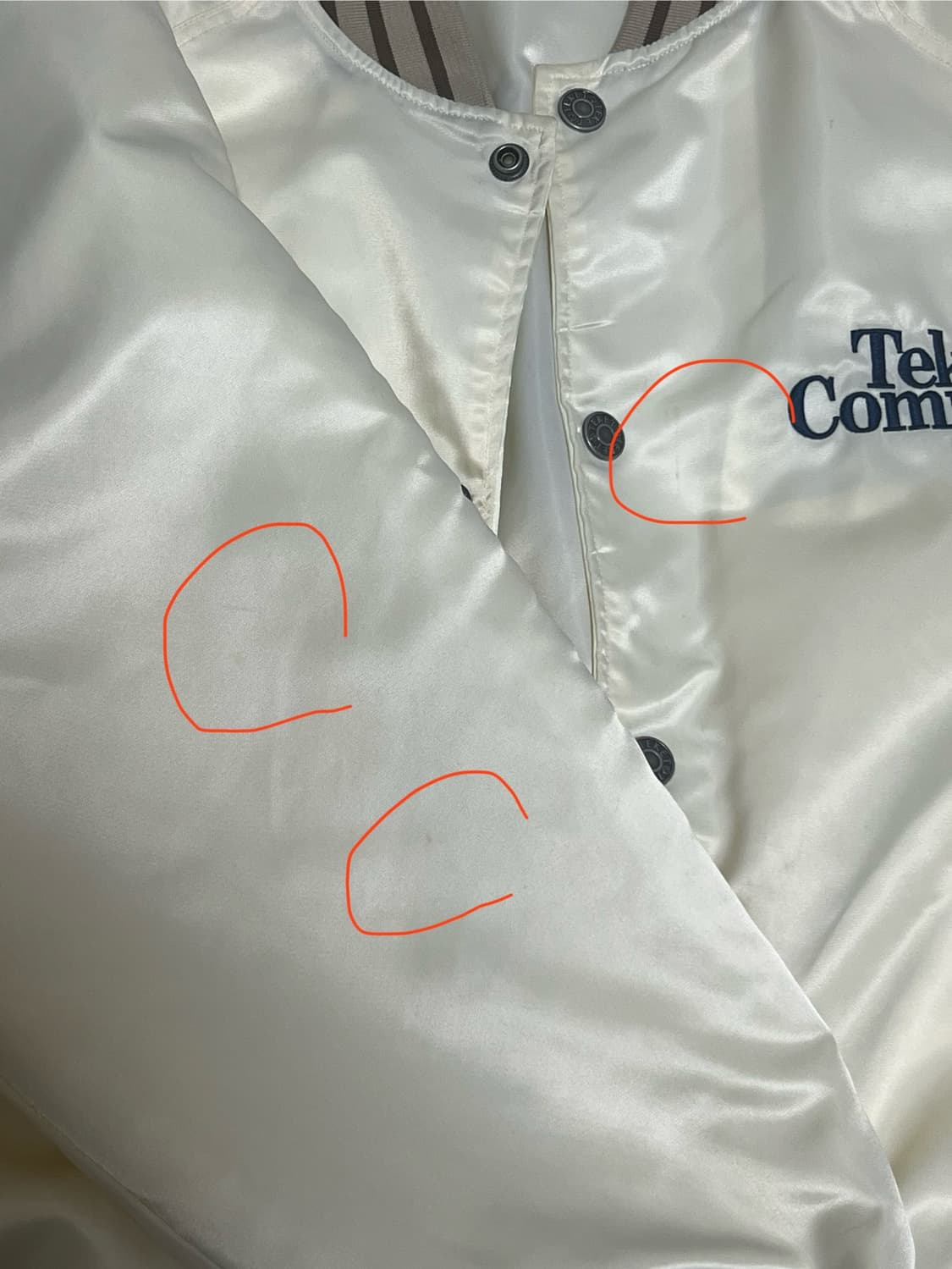 TEKET KEYWORD SATIN JACKET-CREAM 상품이미지6