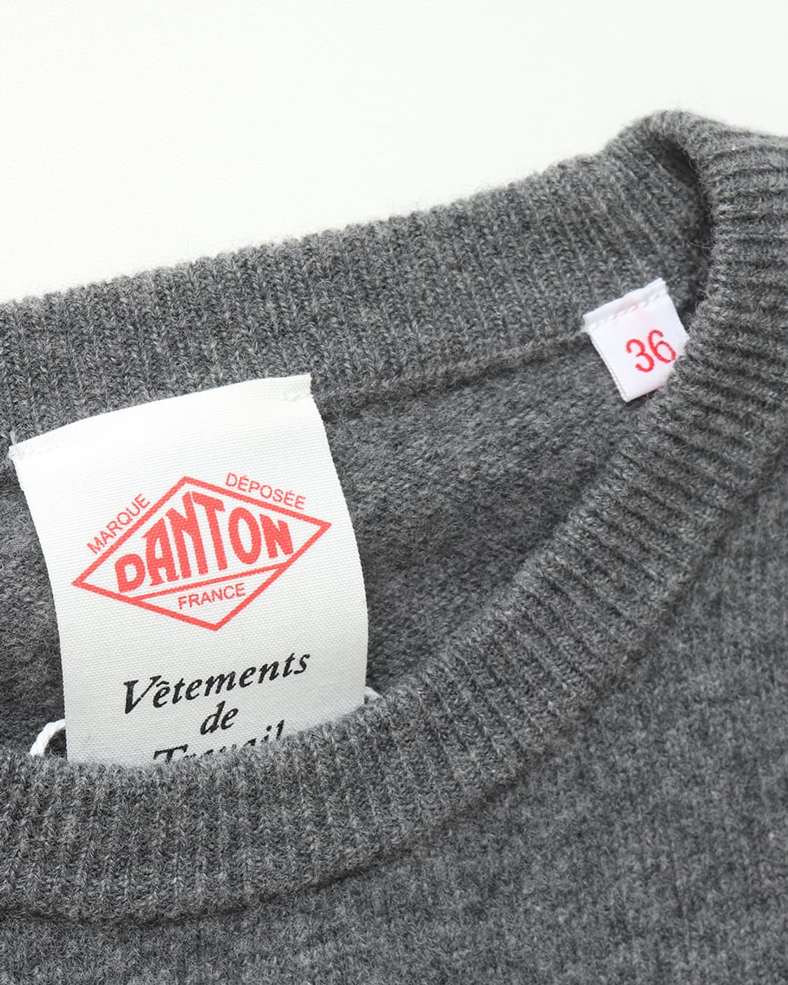DANTON Wool Crewneck Knit Pullover 상품이미지8
