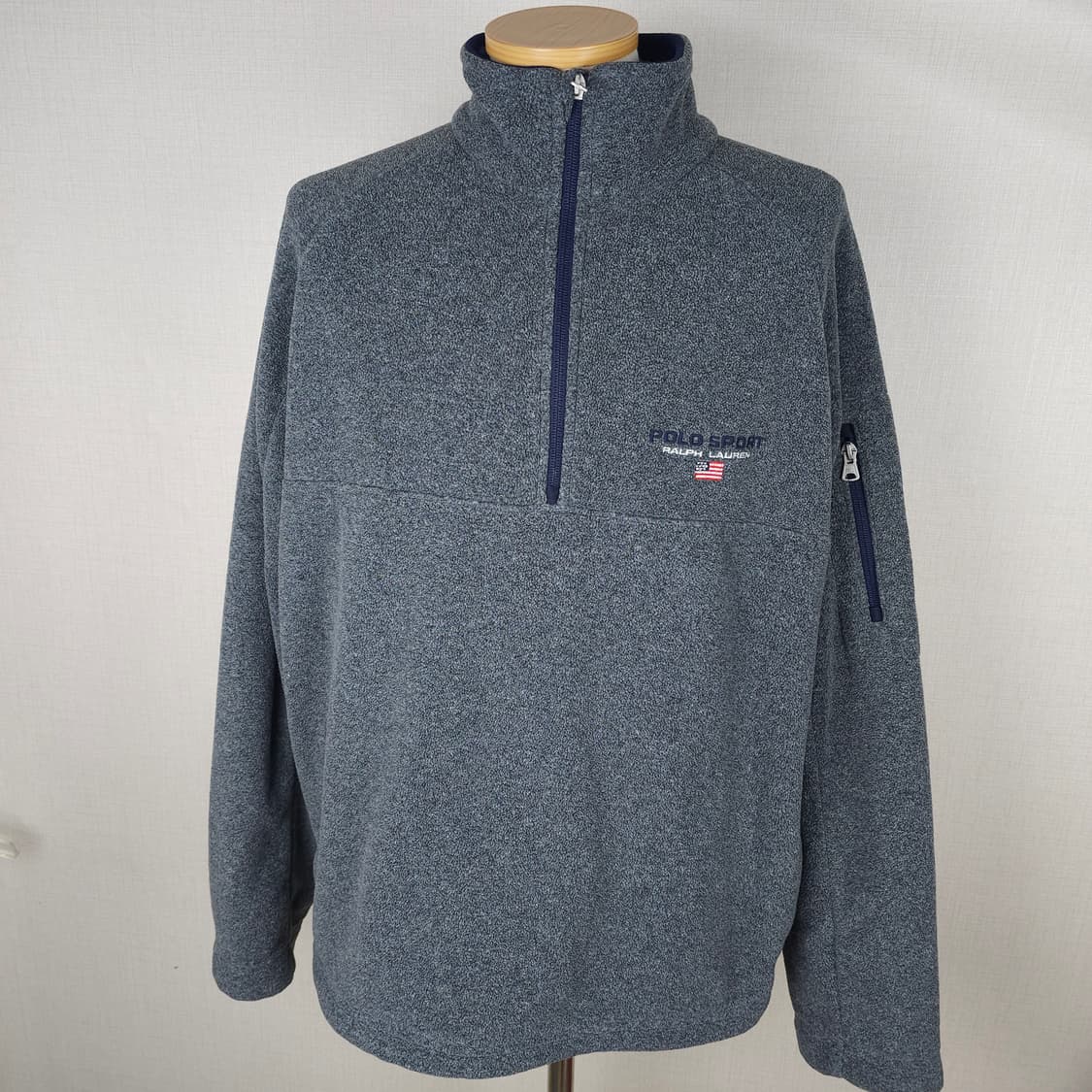 폴로스포츠 후리스 반집업티 남자110사이즈  상품이미지1